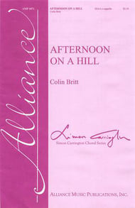 Afternoon on a Hill SSAA choral sheet music cover Thumbnail